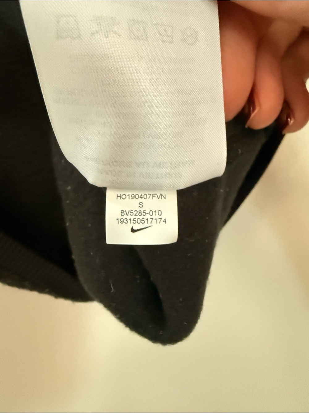 NWT- Nike Therma High-Neck Fleece Pullover Sweater - Dark Charcoal Sz Small - Picture 12 of 12